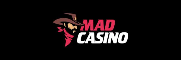 Mad Casino welcome bonus banner with the 777 percent match